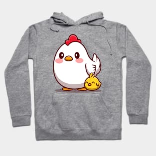 Hen with Chick Hoodie
